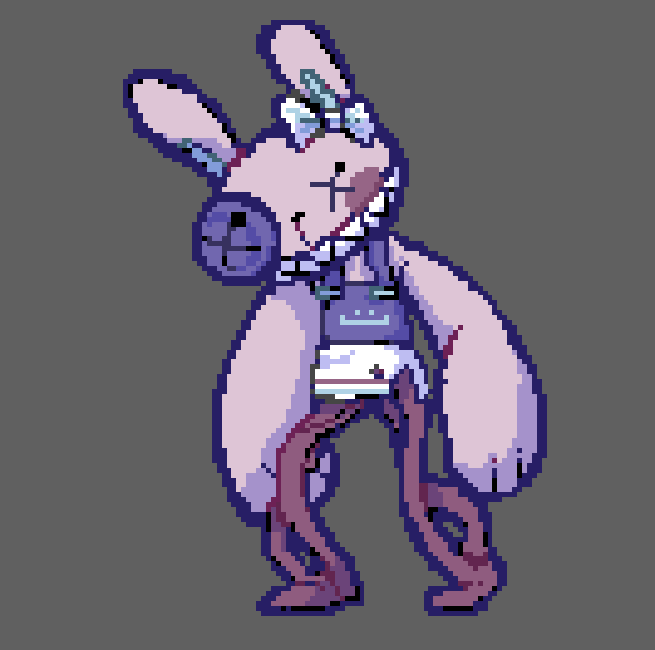 2D evil bunny walk